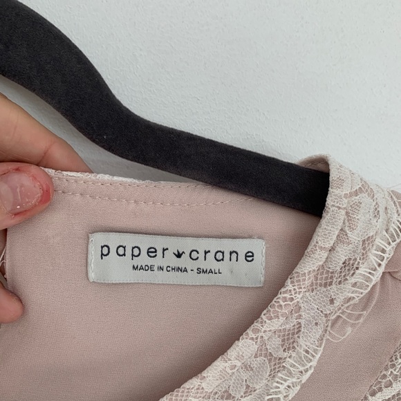 Brand New Gorgeous Paper Crane Lace Blouse - Picture 3 of 4